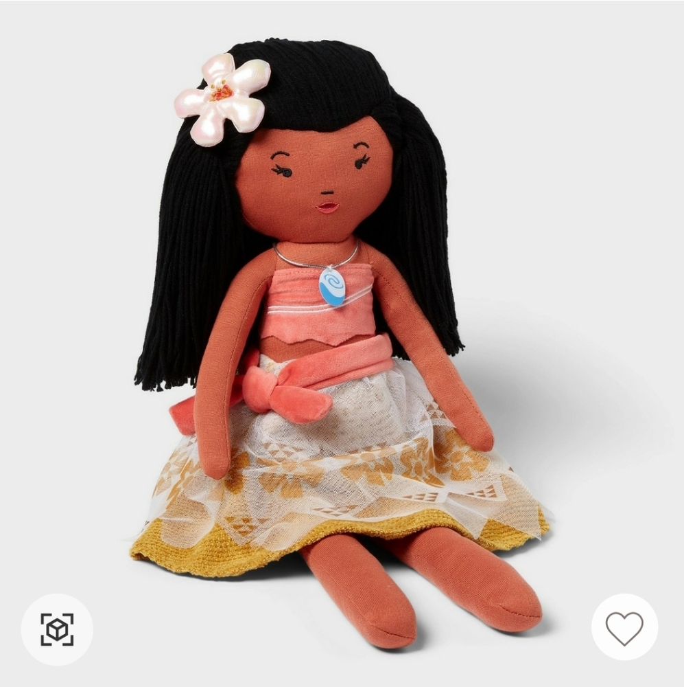 Princess Moana The Disney Collection Figural Pillow Buddy Doll By Pillowfort